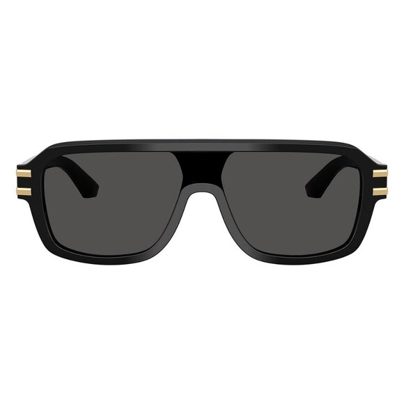 New Dolce & Gabbana Black Aviator DG4507 501/87 Sunglasses Women - Picture 2 of 6